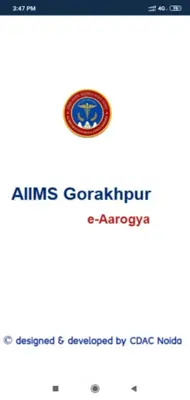 AIIMS Gorakhpur e-Aarogya android App screenshot 4